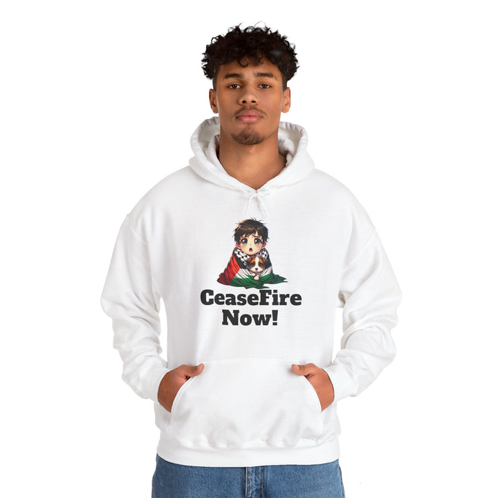 CeaseFire Now! Unisex Hoodie Sweatshirt