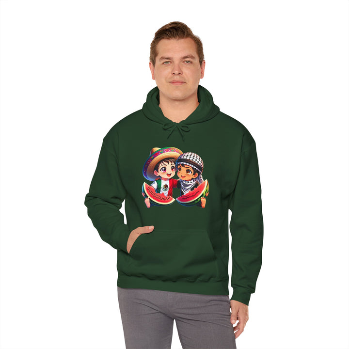 Mexico and Palestine Unisex Hoodie