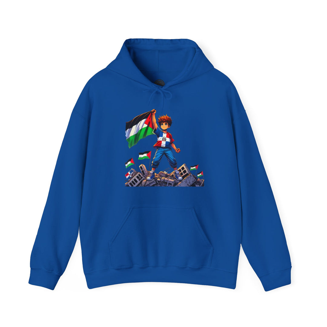 Dominican Republic and Palestine Unisex Hoodie