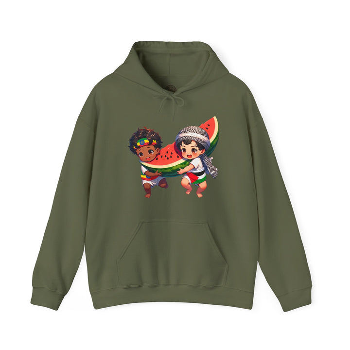 Ethiopia and Palestine Unisex Hoodie