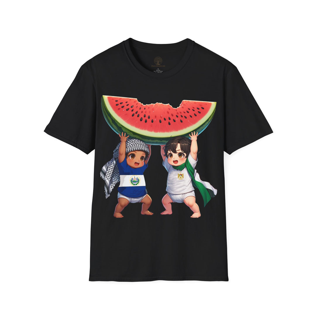 El Salvador and  Palestine Unisex TShirt