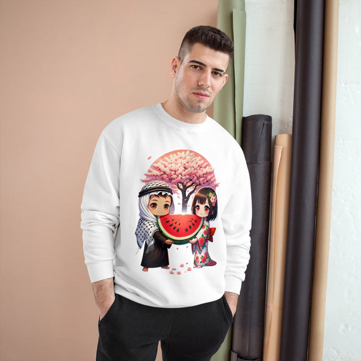 Japan and Palestine Champion Sweatshirt