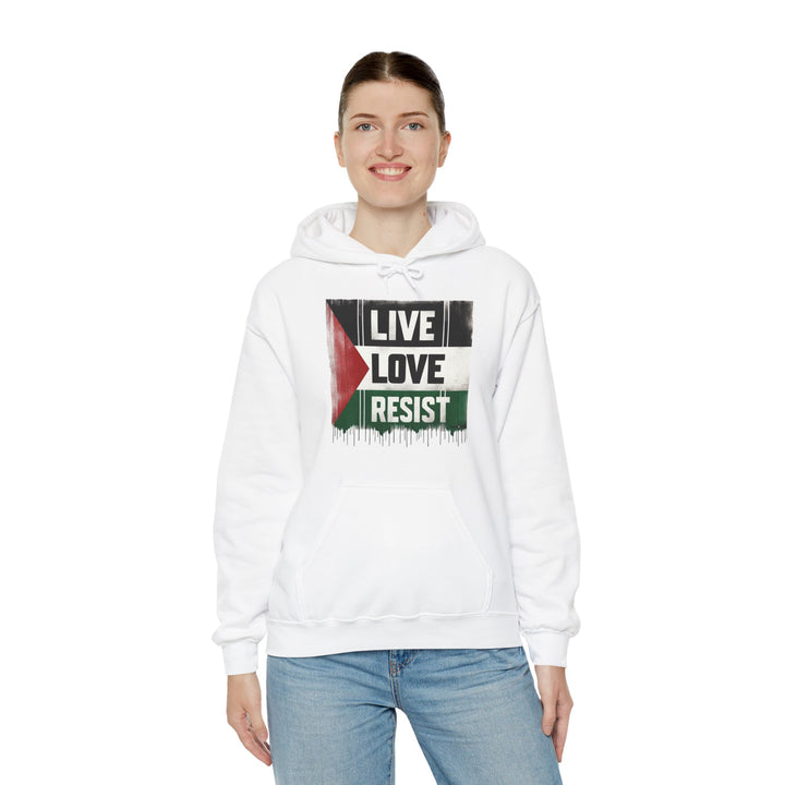 Live Love Resist for Palestine Unisex Hoodie