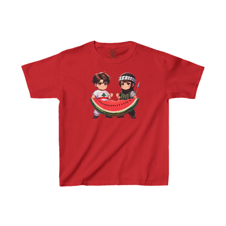 Lebanon and Palestine Kids Tee