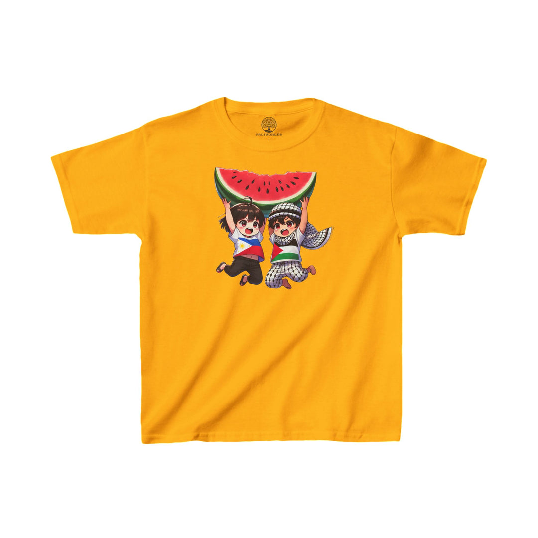 Philippines and Palestine Kids Tee