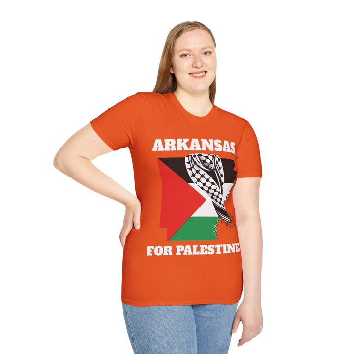 ARKANSAS For Palestine  Unisex Cotton Tshirt