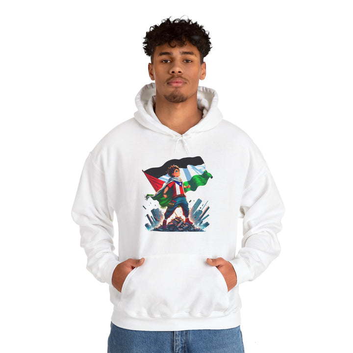 Puerto Rico and Palestine Unisex Hoodie