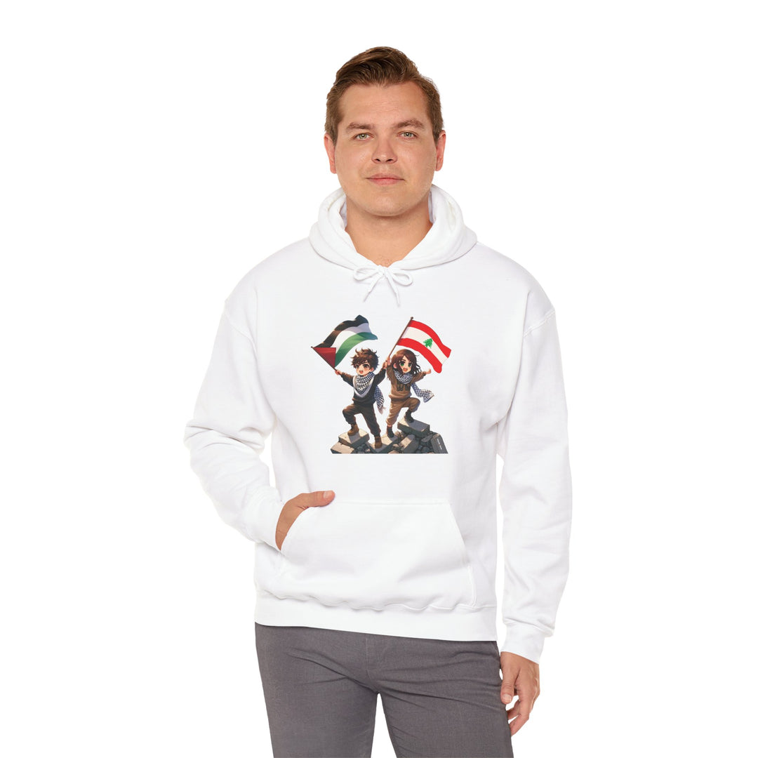 Lebanon and Palestine United Unisex Hoodie