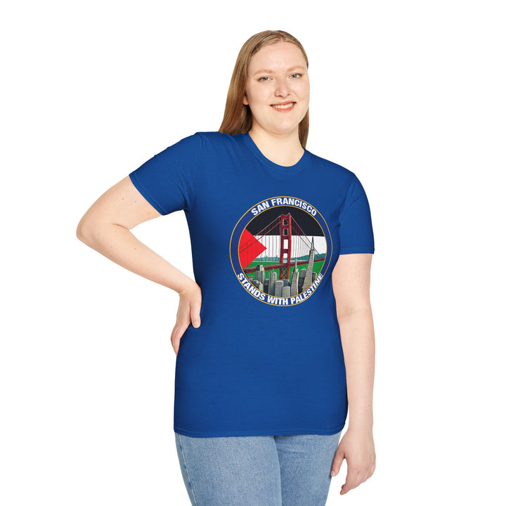 San Francisco Stands with Palestine Tshirt