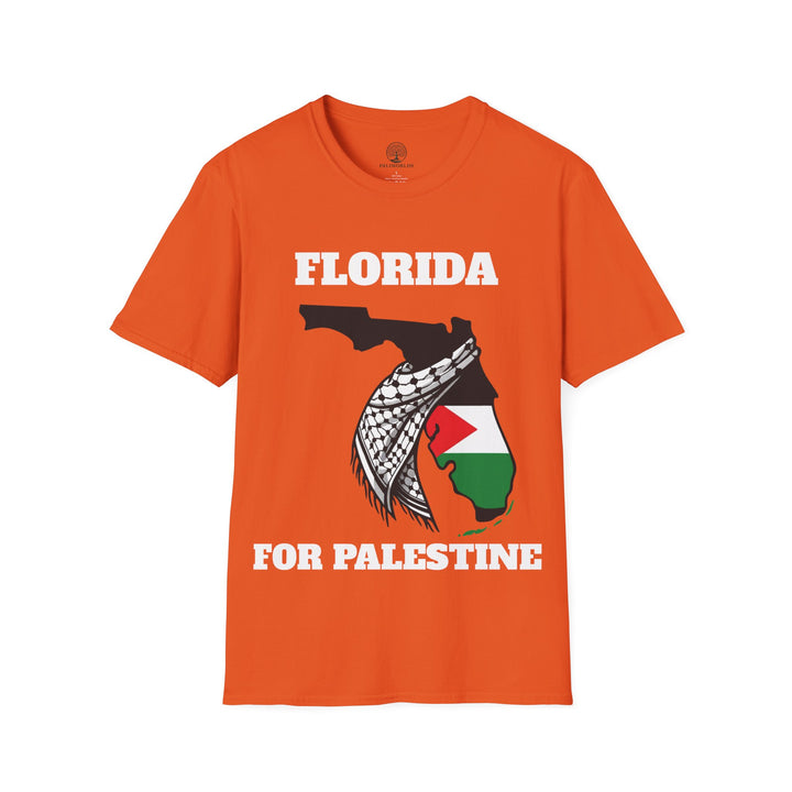 Florida II For Palestine  Unisex Cotton Tshirt