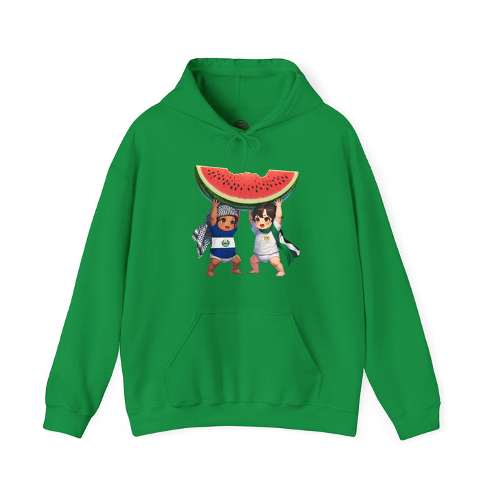 El Salvador and Palestine  Unisex Hoodie Sweatshirt