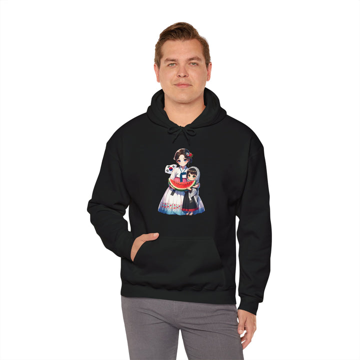 South Korea and Palestine Unisex Hoodie