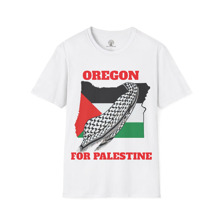 OREGON For Palestine  Unisex Cotton Tshirt