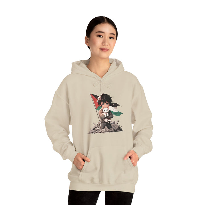 Cat and Palestine V Unisex Hoodie