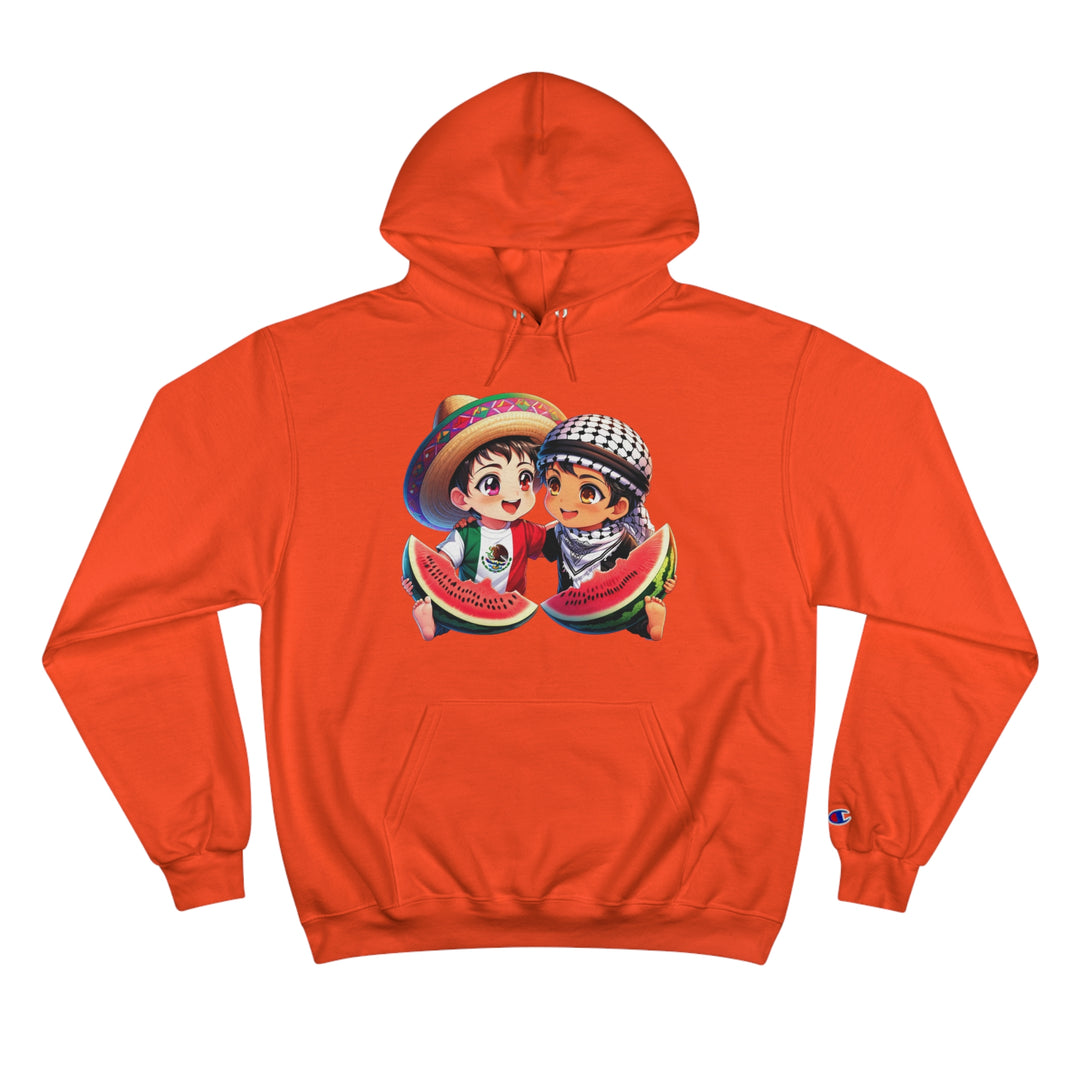 Mexico and Palestine Champion Hoodie