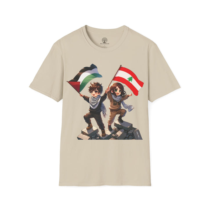 Lebanon and Palestine United Unisex Tshirt