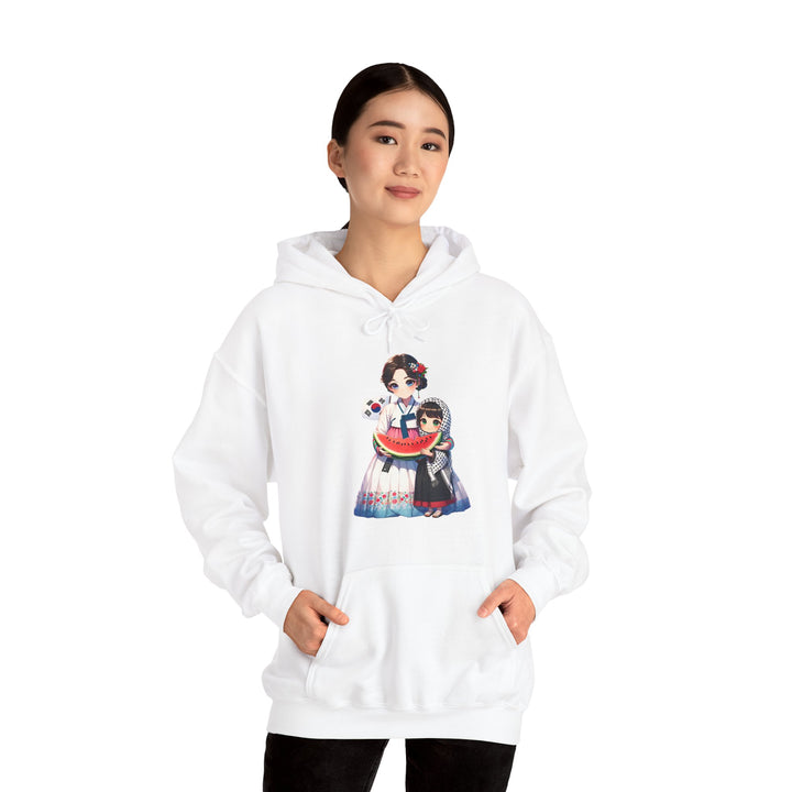 South Korea and Palestine Unisex Hoodie