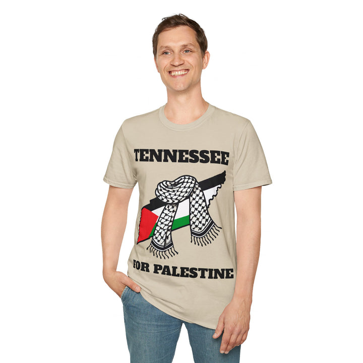 Camiseta de algodón unisex Tennessee For Palestine