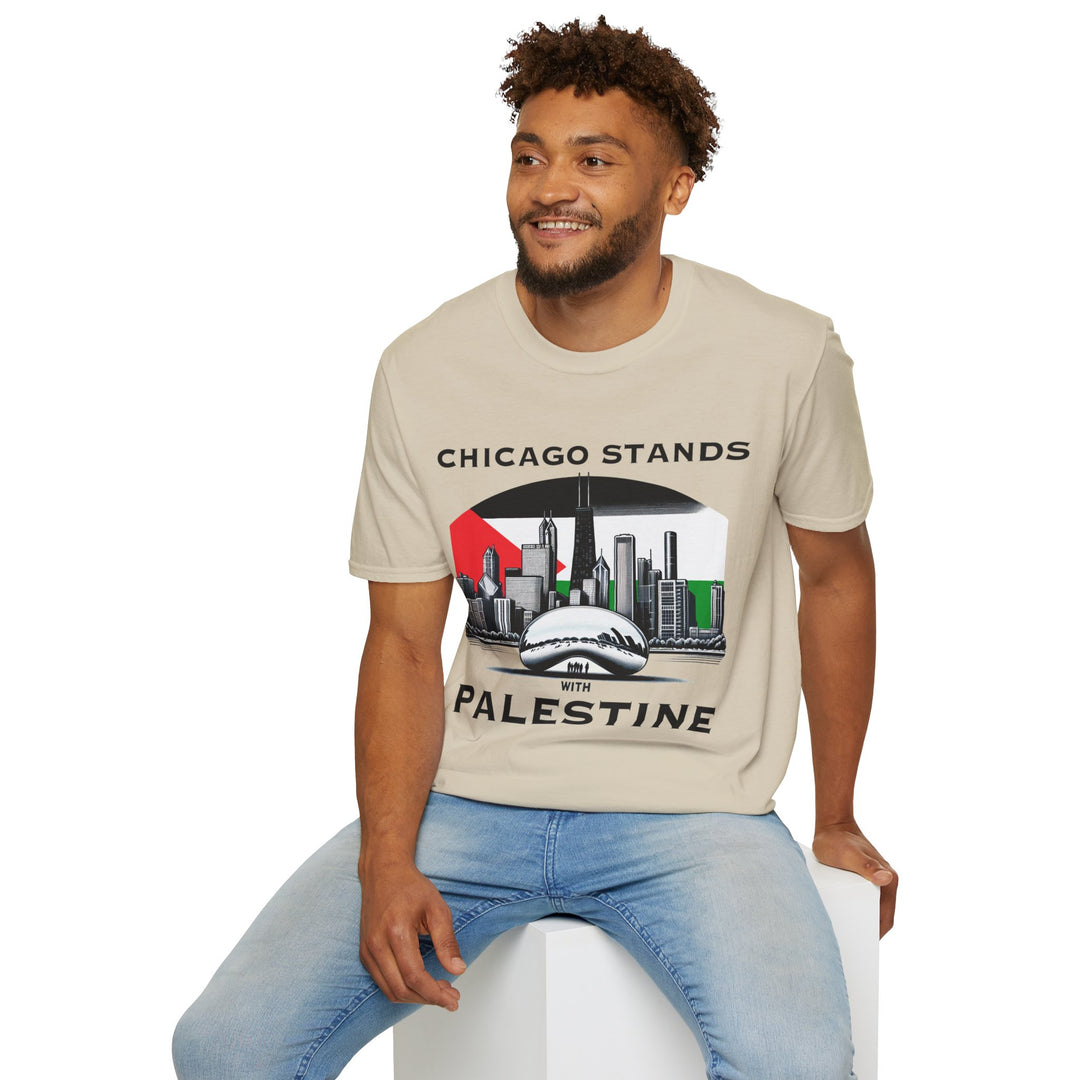 Chicago Stands with Palestine Tshirt