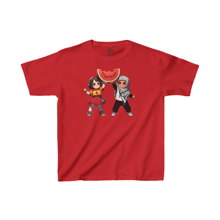 Spain and Palestine Kids Tee