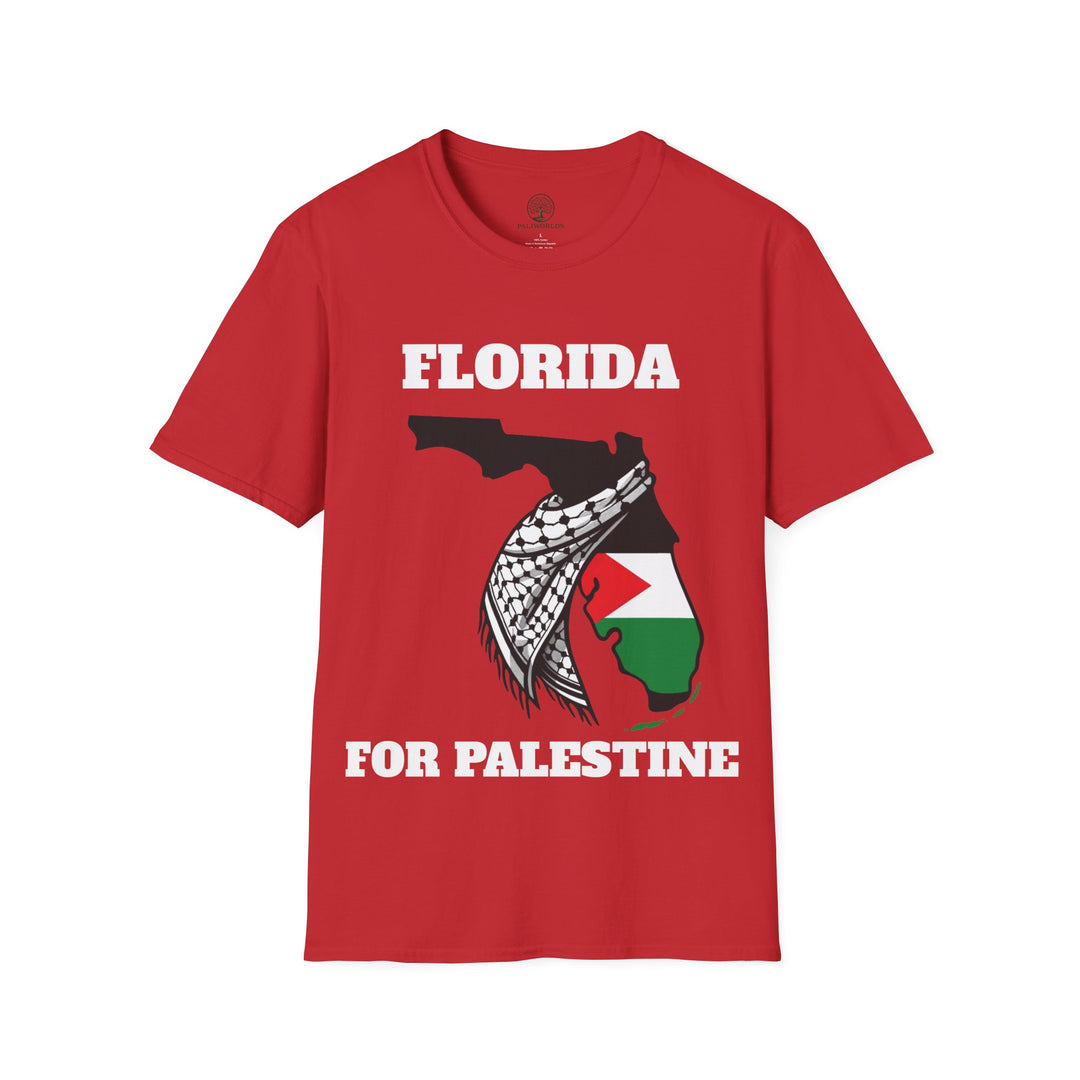 Florida II For Palestine  Unisex Cotton Tshirt