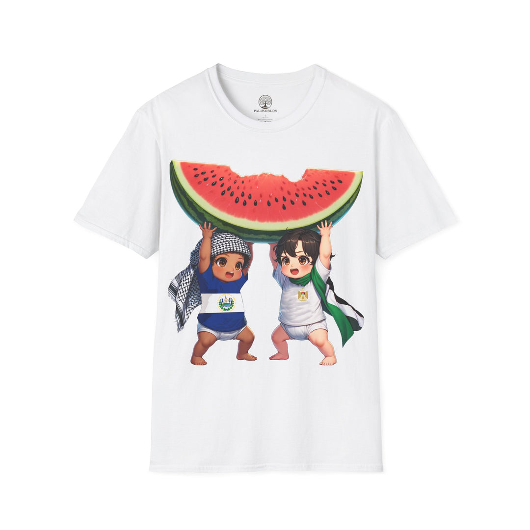 El Salvador and  Palestine Unisex TShirt