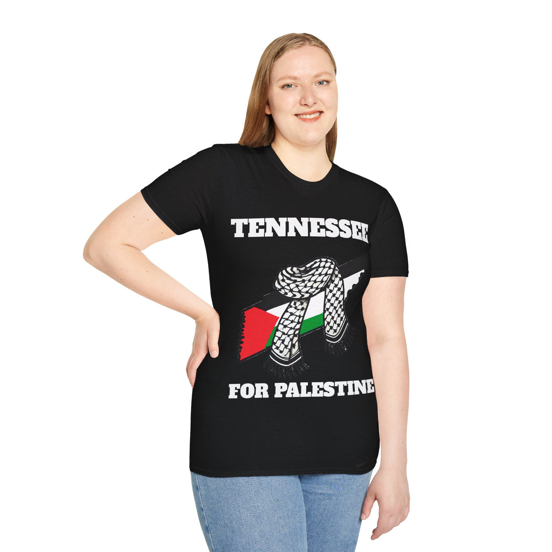 Camiseta de algodón unisex Tennessee For Palestine