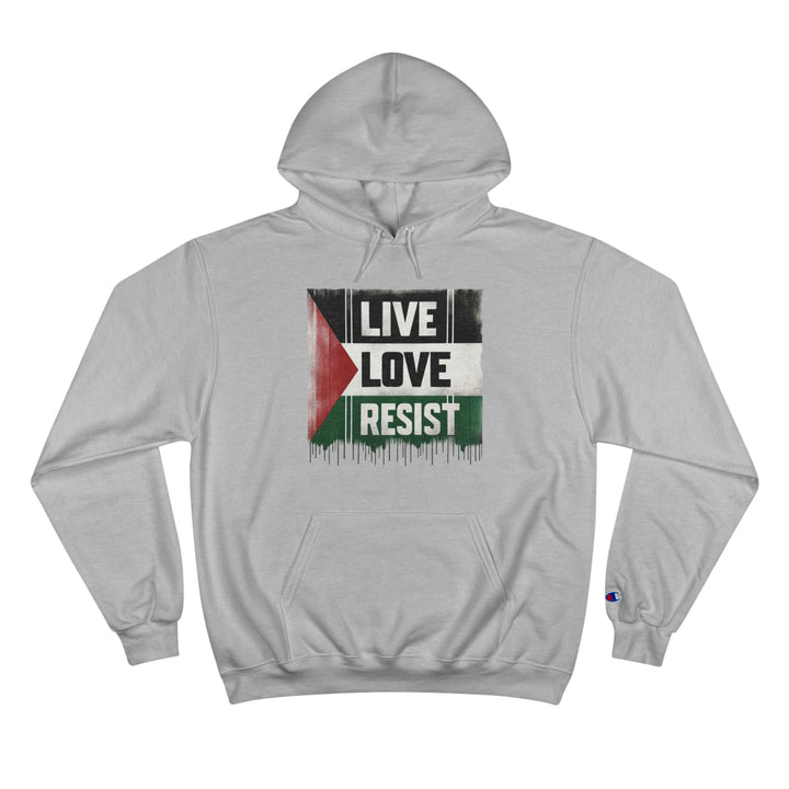 Sudadera con capucha del campeón de Palestina Vive, ama y resiste 