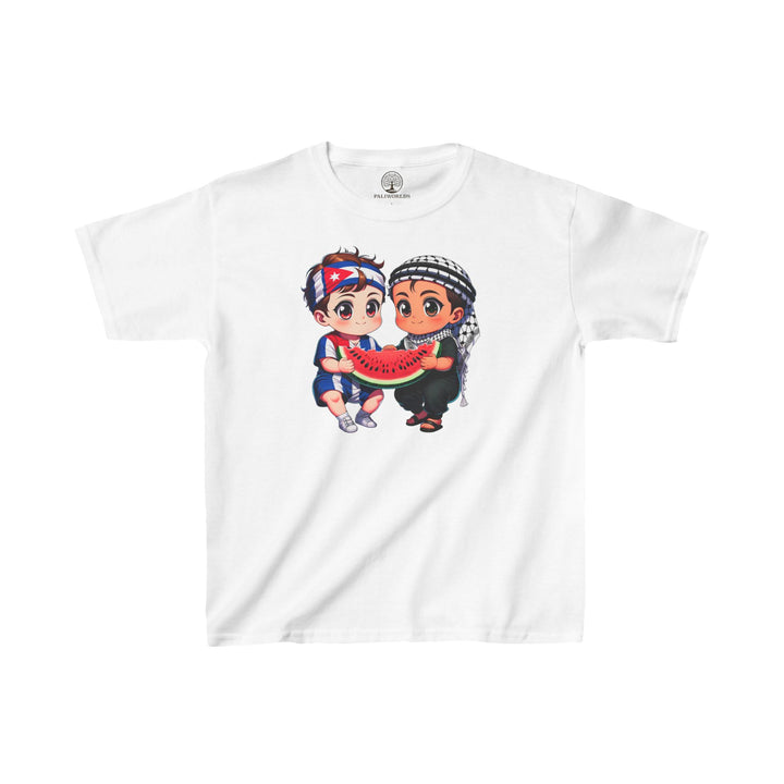 Cuba and Palestine Kids Tee