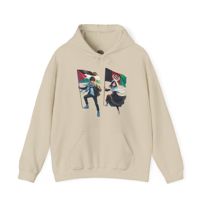 Afghanistan and Palestine Unisex Hoodie