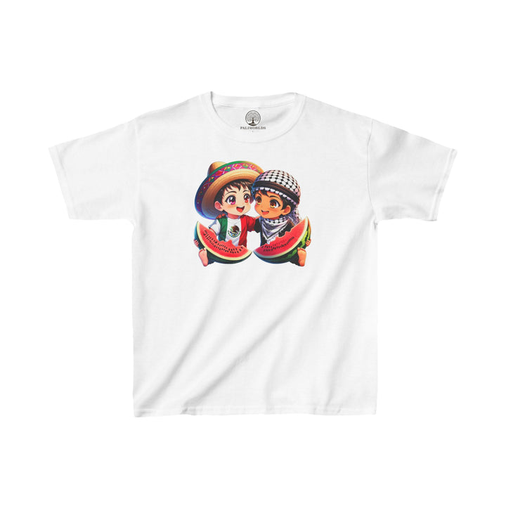 Mexico and Palestine Kids Tee