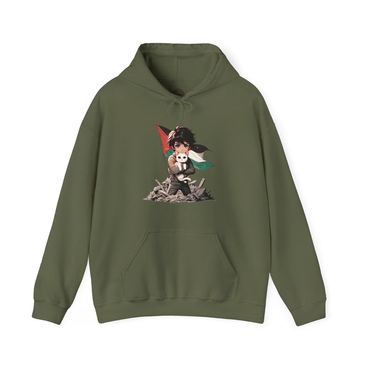 Cat and Palestine V Unisex Hoodie