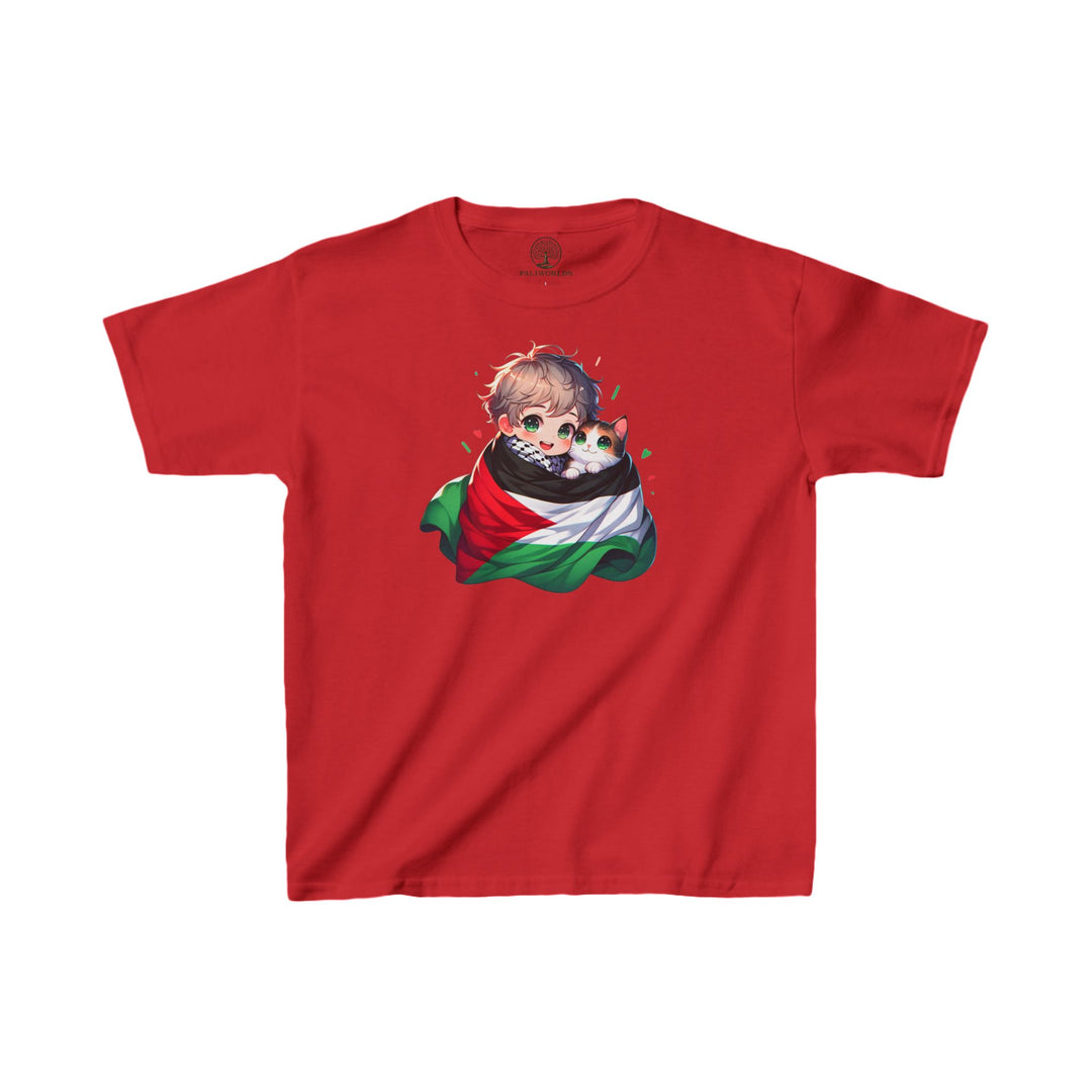 A Palestinian Cat Kids Tee