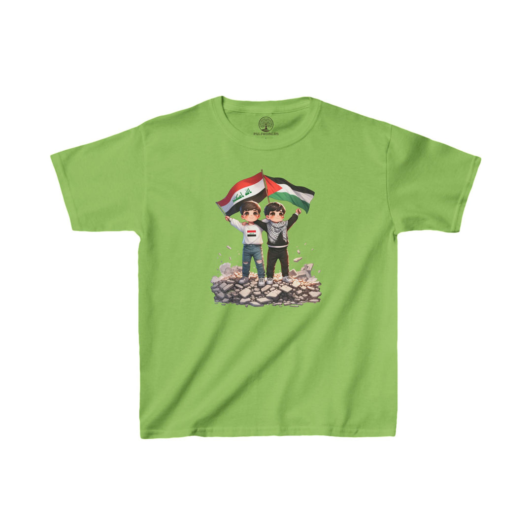 Iraq and Palestine Kids Tee