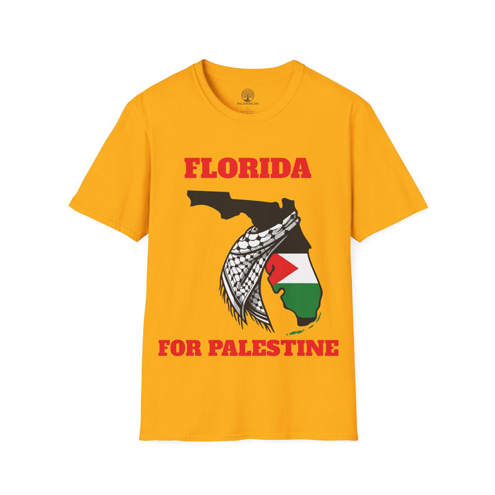 Florida II For Palestine  Unisex Cotton Tshirt