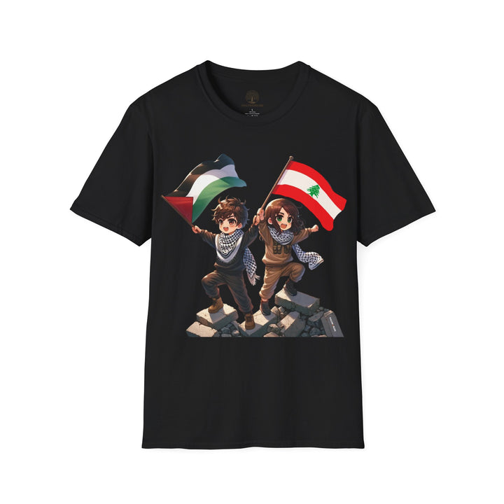 Lebanon and Palestine United Unisex Tshirt