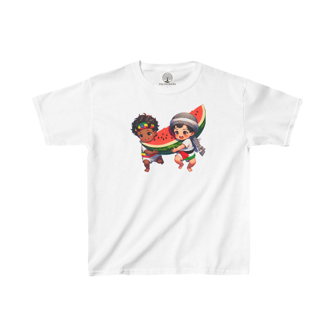 Ethiopia and Palestine Kids Tee