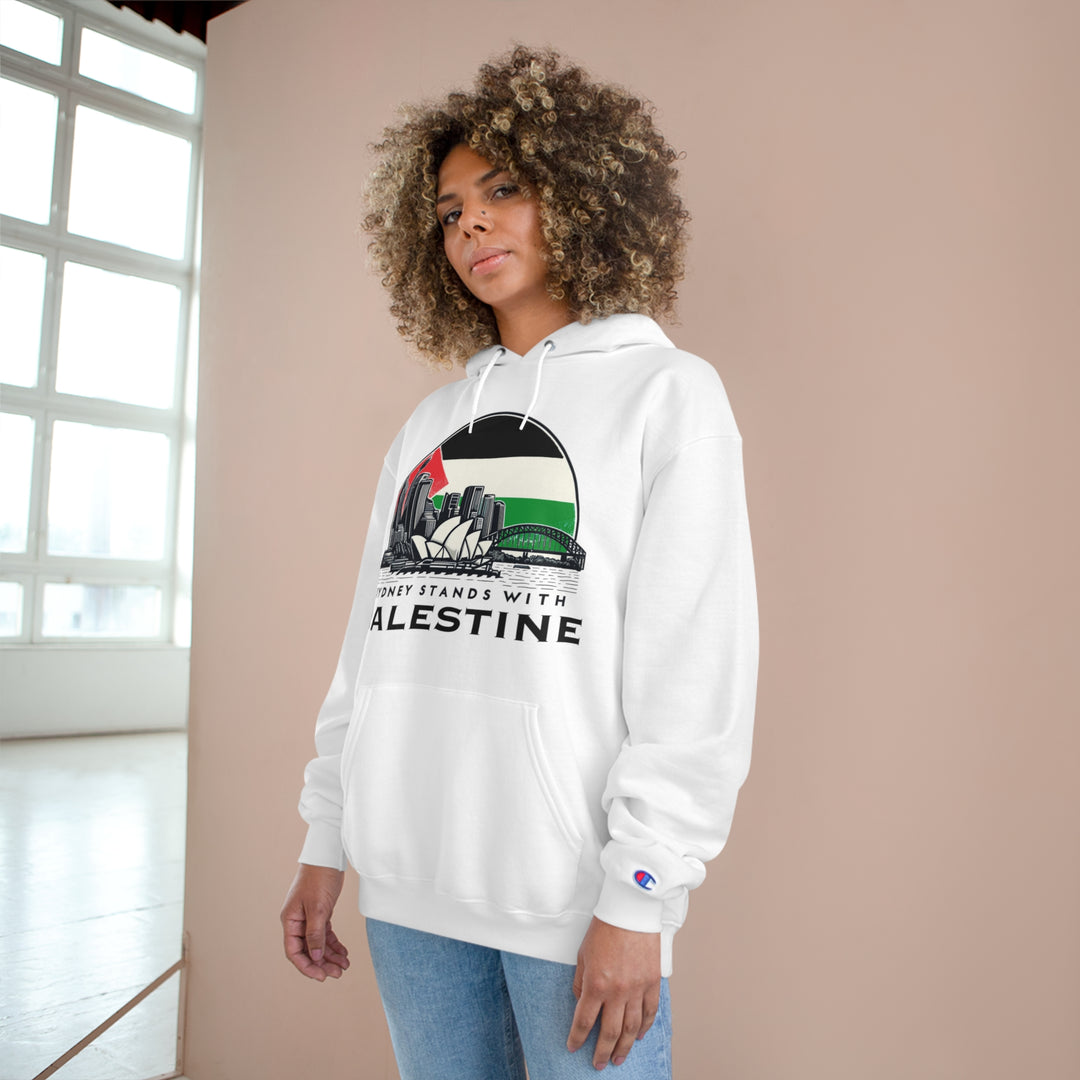 Sudadera con capucha Sydney Stands with Palestine Champion 