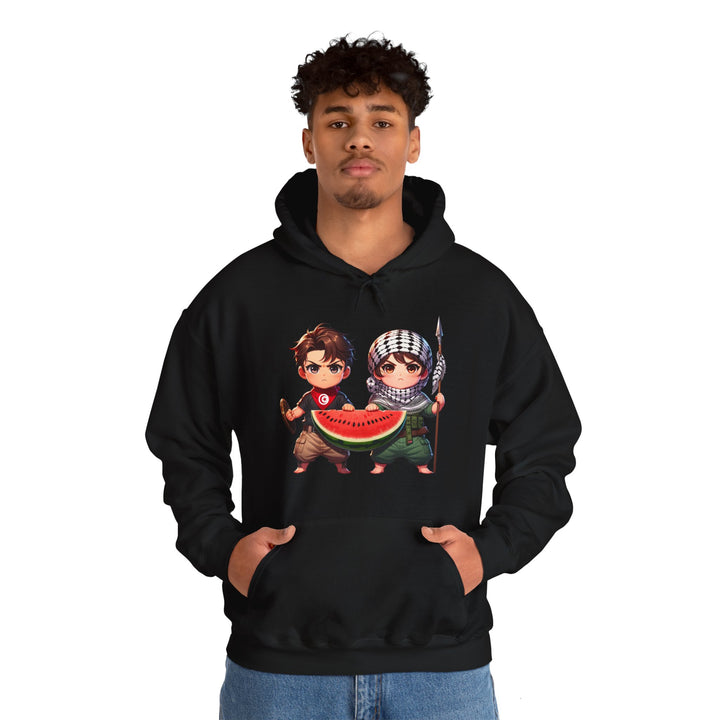 Tunisia and Palestine Unisex Hoodie