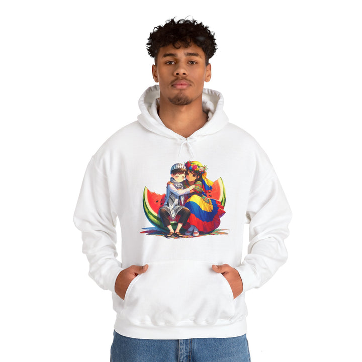 Colombia and Palestine Unisex Hoodie