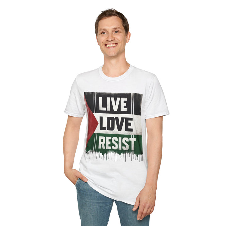 Live Love Resist For Palestine Tshirt