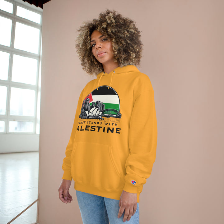 Sudadera con capucha Sydney Stands with Palestine Champion 