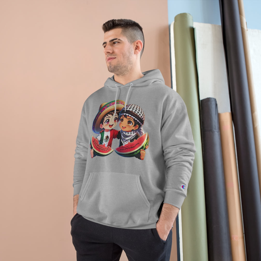 Mexico and Palestine Champion Hoodie