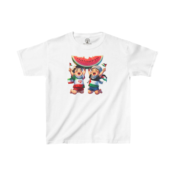 Iran and Palestine Kids Tee