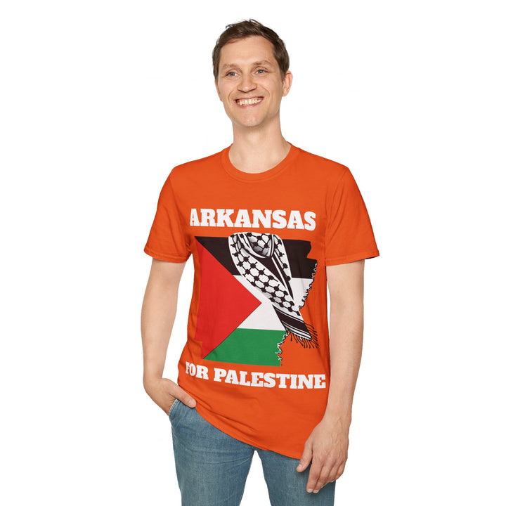 ARKANSAS For Palestine  Unisex Cotton Tshirt