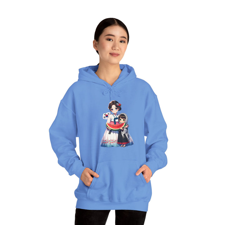 South Korea and Palestine Unisex Hoodie