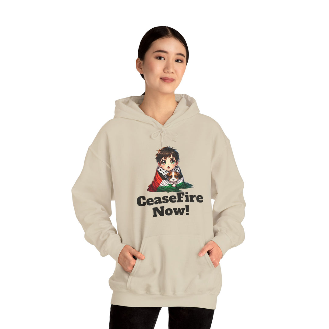 CeaseFire Now! Unisex Hoodie Sweatshirt