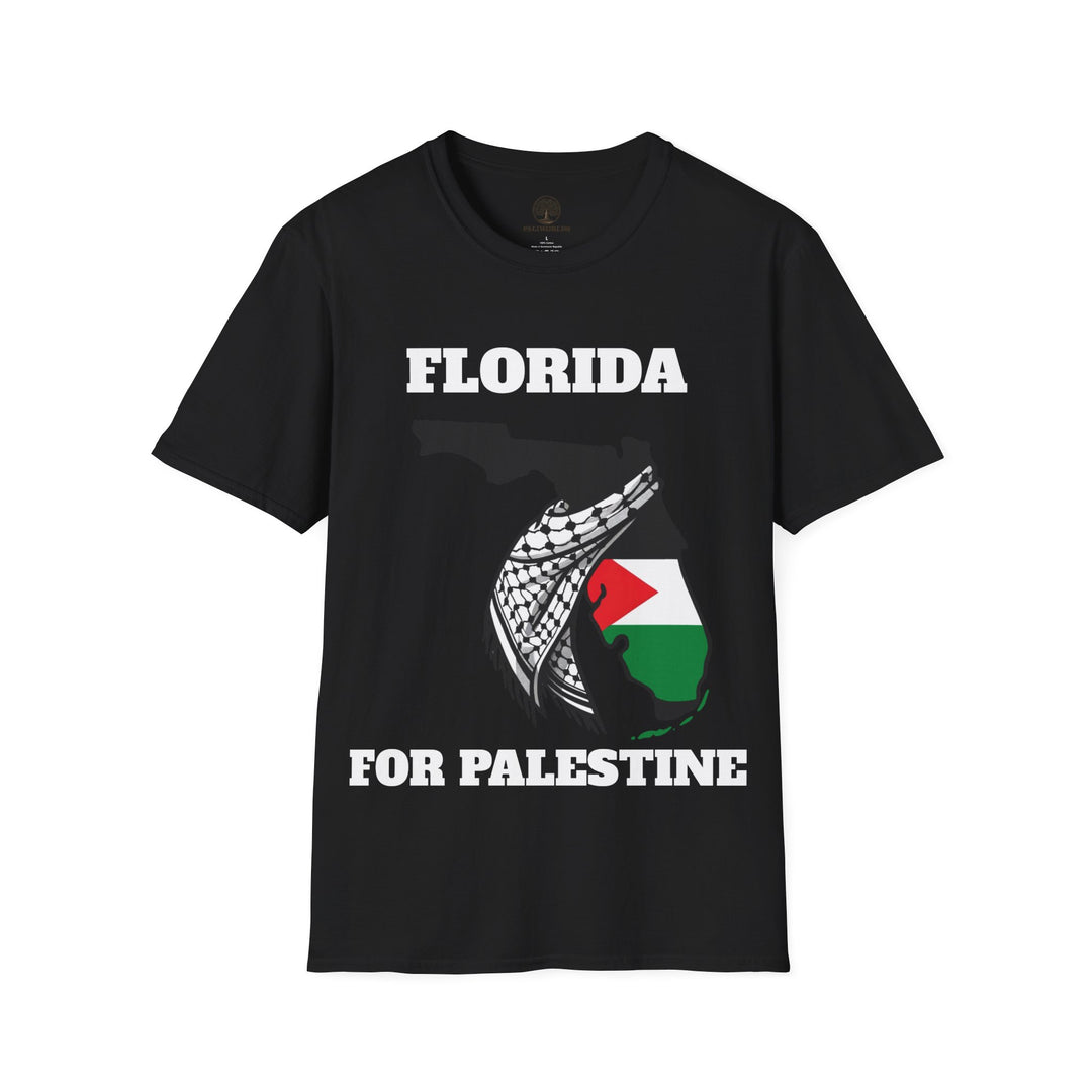 Florida II For Palestine  Unisex Cotton Tshirt