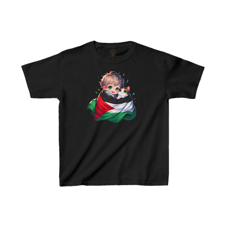 A Palestinian Cat Kids Tee