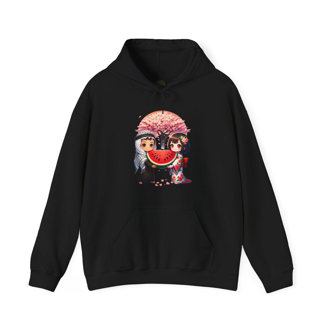 Japan and Palestine Unisex Hoodie